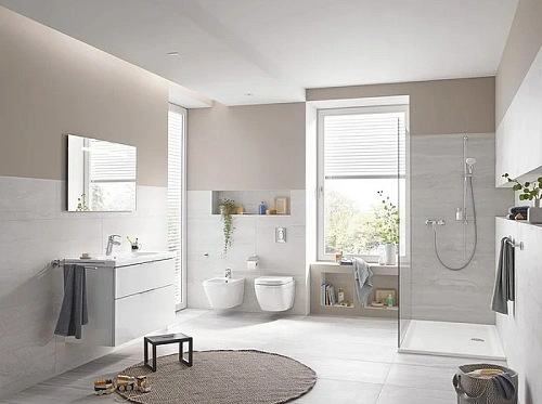 Биде подвесное GROHE Euro Ceramic, альпин-белый (39208000) Биде подвесное GROHE Euro Ceramic, альпин-белый (39208000)