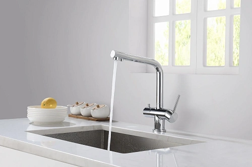 Смеситель для кухни Timo Saona 2396/00F с подключением фильтра хром Смеситель для кухни Timo Saona 2396/00F с подключением фильтра хром