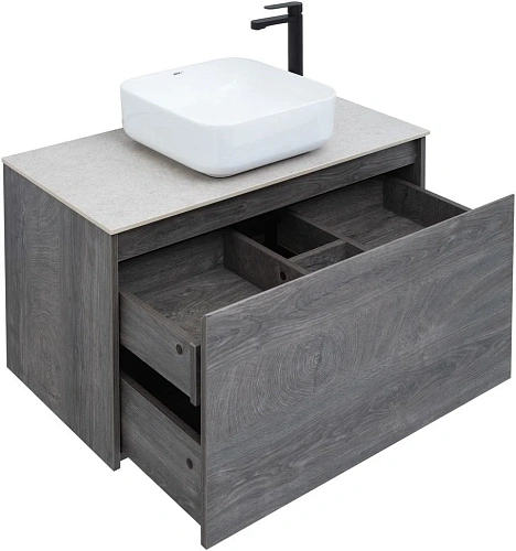 Тумба под раковину Aquanet Nova Lite 90 дуб рошелье (1 ящик) 00242269 Тумба под раковину Aquanet Nova Lite 90 дуб рошелье (1 ящик) 00242269