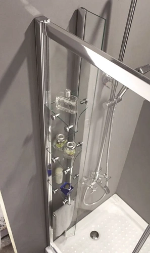 Душевой уголок CEZARES ANIMA-W-RH-2-120/100-C-Cr-L 120x100см стекло прозрачное, профиль хром Душевой уголок CEZARES ANIMA-W-RH-2-120/100-C-Cr-L 120x100см стекло прозрачное, профиль хром