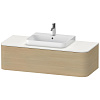 Картинка анонса товара «тумба под раковину duravit happy d.2 plus hp4932m7171 подвесная 130 см средиземноморский дуб»