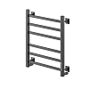 Полотенцесушитель электрическийкабельный Ника STEP-1 60/40 RAL9005 черный матовый U