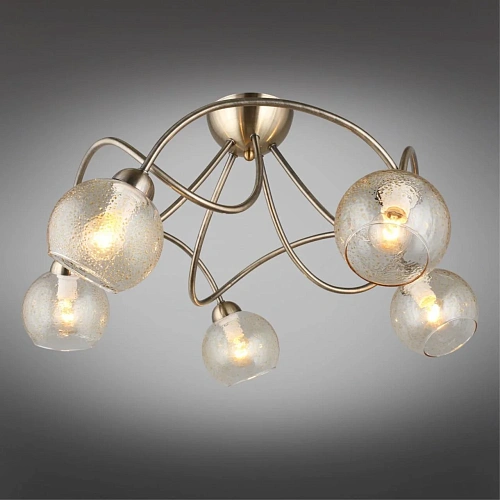 Люстра потолочная Omnilux Brunate OML-57007-05 Люстра потолочная Omnilux Brunate OML-57007-05