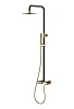 Душевая система Boheme STICK 128-BG.2 BLACK TOUCH Gold