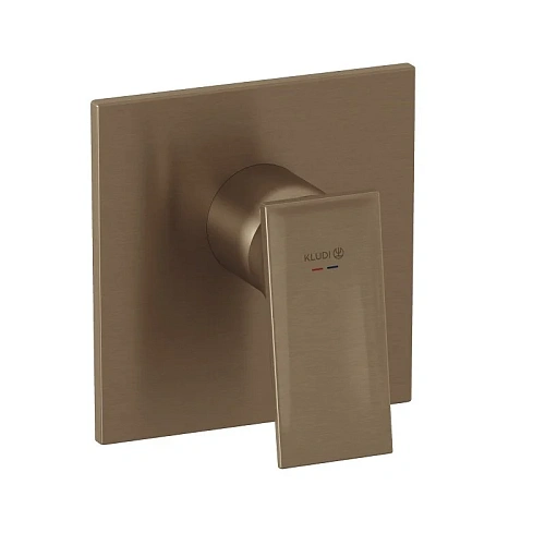 Смеситель для душа Kludi DECUS 54755N175 встраиваемый для SLIM.BOXX 88022 брашированная бронза Смеситель для душа Kludi DECUS 54755N175 встраиваемый для SLIM.BOXX 88022 брашированная бронза