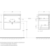 Тумба под раковину BelBagno MARINO-CER-MINI-600-2C-SO-RG-P подвесная Тумба под раковину BelBagno MARINO-CER-MINI-600-2C-SO-RG-P подвесная