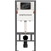 Инсталляция для унитаза Ceramica Nova Balance CN121001MB с кнопкой смыва Circle черный матовый Инсталляция для унитаза Ceramica Nova Balance CN121001MB с кнопкой смыва Circle черный матовый