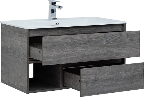 Тумба с раковиной STWORKI Карлстад 90 дуб рошелье 421757 Тумба с раковиной STWORKI Карлстад 90 дуб рошелье 421757