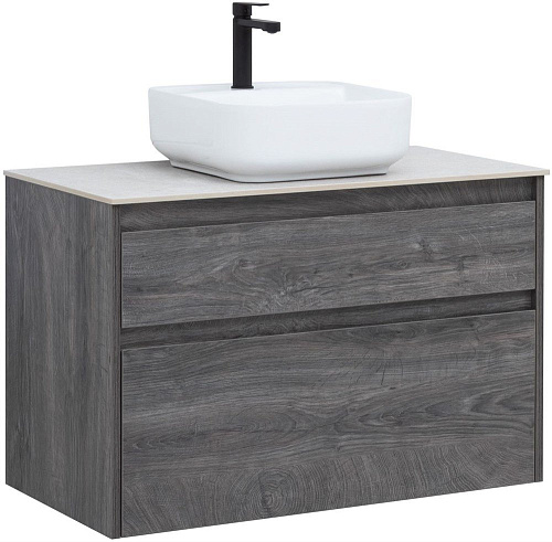 Тумба под раковину Aquanet Nova Lite 90 дуб рошелье (2 ящика) 00242267 Тумба под раковину Aquanet Nova Lite 90 дуб рошелье (2 ящика) 00242267