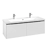 Тумба под раковину Villeroy & Boch Subway 3.0 с подсветкой Pure White / Pure White C601L1VF Тумба под раковину Villeroy & Boch Subway 3.0 с подсветкой Pure White / Pure White C601L1VF