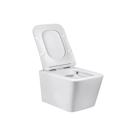 Унитаз подвесной Vincea Q-Line VT1-12 белый, ультратонкое soft close сиденье Унитаз подвесной Vincea Q-Line VT1-12 белый, ультратонкое soft close сиденье