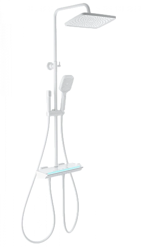 Душевая система Wonzon & Woghand с термостатом, белый матовый (WW-B4174-MW) Душевая система Wonzon & Woghand с термостатом, белый матовый (WW-B4174-MW)