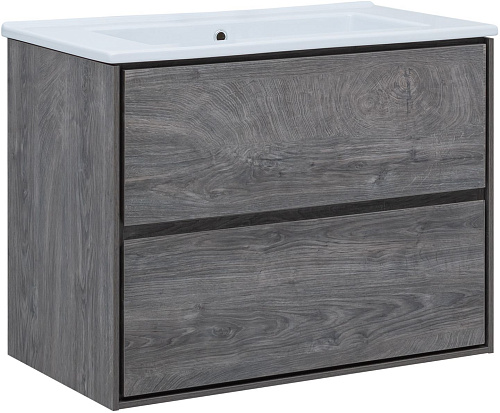 Тумба под раковину Aquanet Милан 85 дуб рошелье 00339969 подвесная Тумба под раковину Aquanet Милан 85 дуб рошелье 00339969 подвесная
