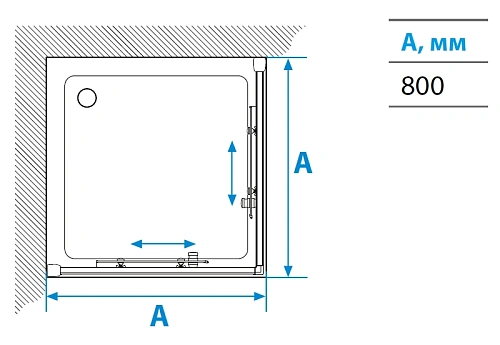 Душевой уголок Aquaton Ritsa 1AX008SSXX000 квадратное 80х80х200 Душевой уголок Aquaton Ritsa 1AX008SSXX000 квадратное 80х80х200