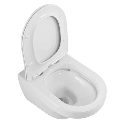 Унитаз подвесной CEZARES DUET CZR-2462-TH-TOR/CZR-2316-SC безободковый с сиденьем Унитаз подвесной CEZARES DUET CZR-2462-TH-TOR/CZR-2316-SC безободковый с сиденьем