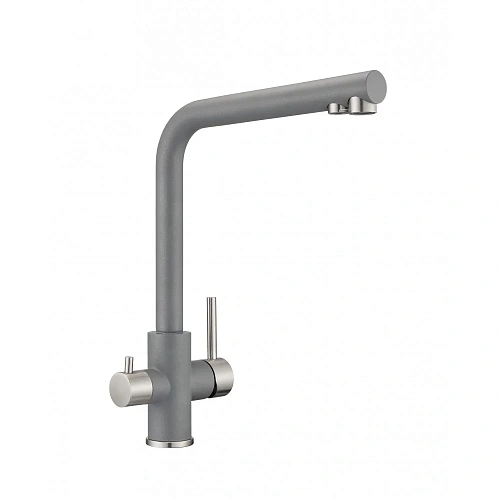 Смеситель для кухни Milacio Ultra ( MCU.553.GR ) серый металлик Смеситель для кухни Milacio Ultra ( MCU.553.GR ) серый металлик