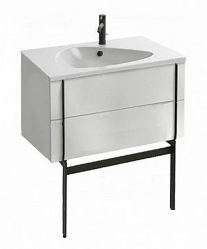 Комод Jacob Delafon Nouvelle Vague EB3054-N18 белый Блестящий 80 см Комод Jacob Delafon Nouvelle Vague EB3054-N18 белый Блестящий 80 см