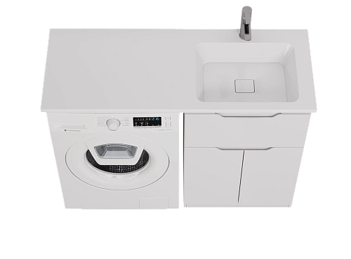 Тумба под раковину DREJA Vega, 60 см, напольная, 1 ящик, 2 дверцы, белый глянец 99.0450 Тумба под раковину DREJA Vega, 60 см, напольная, 1 ящик, 2 дверцы, белый глянец 99.0450