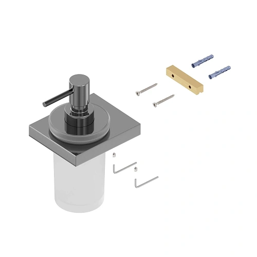 Дозатор жидкого мыла Timo Petruma 15239/18 черное золото Дозатор жидкого мыла Timo Petruma 15239/18 черное золото