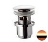 Картинка анонса товара «донный клапан remer 905cc2114rl с переливом, медь глянцевая»