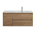 Детальная картинка товара «тумба под раковину belbagno kraft-1000-2c-1a-so-rnn-r rovere nebrasca nature подвесная 1000x460»