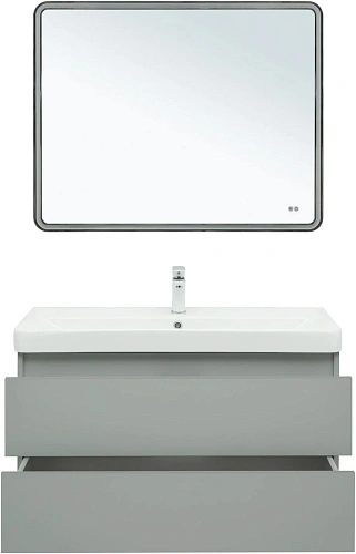 Тумба под раковину Aquanet Вега 2.0 100 мисти грин 00337957 подвесная Тумба под раковину Aquanet Вега 2.0 100 мисти грин 00337957 подвесная