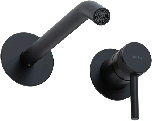 Смеситель для раковины Allen Brau Priority 5.31A03-31 (с внутренней частью) черный матовый Смеситель для раковины Allen Brau Priority 5.31A03-31 (с внутренней частью) черный матовый