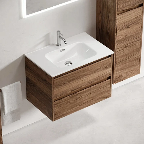 Тумба под раковину Sancos Libra LB70ECH 690х450х500 дуб чарльстон, подвесная Тумба под раковину Sancos Libra LB70ECH 690х450х500 дуб чарльстон, подвесная