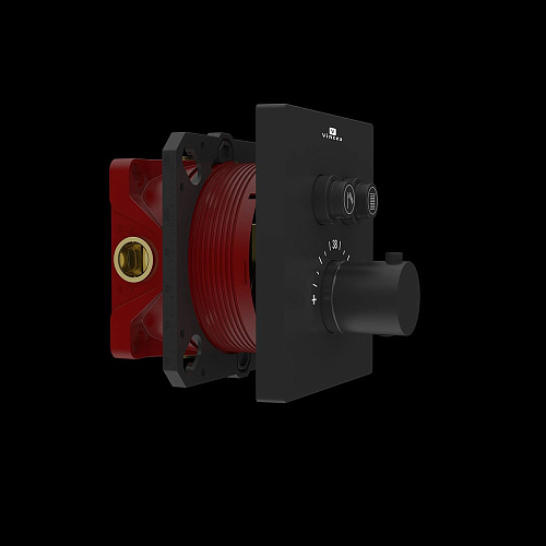 Смеситель для душа Vincea VSCV-321TMB встраиваемый, термостатический, черный Смеситель для душа Vincea VSCV-321TMB встраиваемый, термостатический, черный