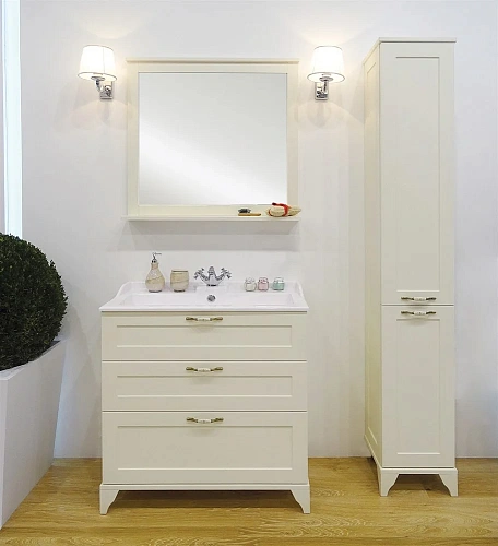 Тумба под раковину Aquaton Леон 80 Н дуб бежевый 1A187801LBPR0 Тумба под раковину Aquaton Леон 80 Н дуб бежевый 1A187801LBPR0