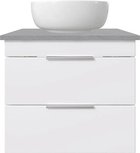 Тумба с раковиной STWORKI Копенгаген Копенгаген 60 белая, со столешницей Stone Balance 60 и сифоном 582087 Тумба с раковиной STWORKI Копенгаген Копенгаген 60 белая, со столешницей Stone Balance 60 и сифоном 582087