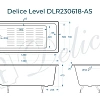 Ванна чугунная Delice Level 1400х700 с антискользящим покрытием DLR230618-AS Ванна чугунная Delice Level 1400х700 с антискользящим покрытием DLR230618-AS