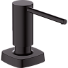Картинка анонса товара «дозатор жидкого мыла hansgrohe a71 40468670, матовый черный»