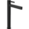 Картинка анонса товара «смеситель для раковины hansgrohe finoris 260, со сливным клапаном push-open 76070670, матовый черный»