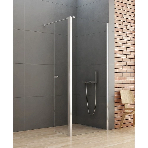 Душевая перегородка NEW TRENDY NEW SOLEO 80x195 K-0341 (хром) Душевая перегородка NEW TRENDY NEW SOLEO 80x195 K-0341 (хром)