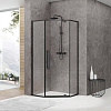 Картинка анонса товара «душевой уголок black&amp;white s875 black (900х900х1950) 8759090»