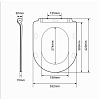 Крышка-сиденье Orange C01-003w с микролифтом Крышка-сиденье Orange C01-003w с микролифтом