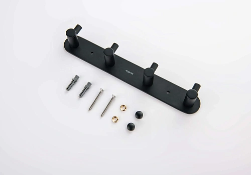 Крючок Aquatek ЕВРОПА AQ4123MB черный матовый Крючок Aquatek ЕВРОПА AQ4123MB черный матовый