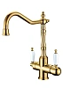 Смеситель для кухни Boheme TRADIZIONALE ORO c краном для питьевой воды 112 Смеситель для кухни Boheme TRADIZIONALE ORO c краном для питьевой воды 112