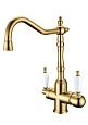 Смеситель для кухни Boheme TRADIZIONALE ORO c краном для питьевой воды 112 Смеситель для кухни Boheme TRADIZIONALE ORO c краном для питьевой воды 112
