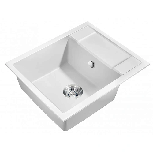 Кухонная мойка Milacio Navarra 60 Cuarzo (MC.77072), белый Кухонная мойка Milacio Navarra 60 Cuarzo (MC.77072), белый