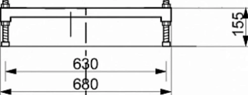 Ножки для ванны Aquanet 70х15 с регулируемыми опорами AQ-00332879 Ножки для ванны Aquanet 70х15 с регулируемыми опорами AQ-00332879