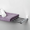 Полка WasserKRAFT Leine K-5011WHITE для полотенец белый/хром Полка WasserKRAFT Leine K-5011WHITE для полотенец белый/хром
