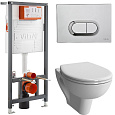 Детальная картинка товара «комплект унитаз с инсталляцией vitra s20 9004b003-7202»