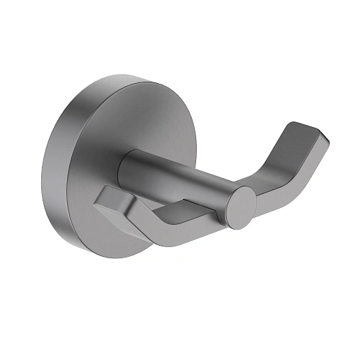 Крючок Aquatek Бетта AQ4602BGM черный хром шлифованный Крючок Aquatek Бетта AQ4602BGM черный хром шлифованный