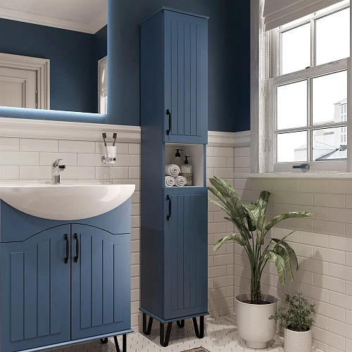 Шкаф-пенал DIWO Сочи 30, синий 563994 Шкаф-пенал DIWO Сочи 30, синий 563994