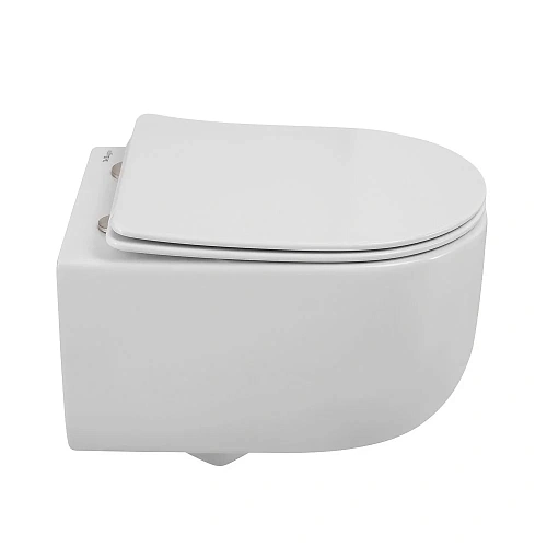 Унитаз подвесной BelBagno SOFT-TOR BB084CH-TOR/BB051SC безободковый с сиденьем Унитаз подвесной BelBagno SOFT-TOR BB084CH-TOR/BB051SC безободковый с сиденьем