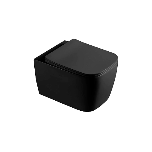 Унитаз подвесной Gid Tr2140Bm 62255Y черный матовый 51x35x37.5 с крышкой микролифт Унитаз подвесной Gid Tr2140Bm 62255Y черный матовый 51x35x37.5 с крышкой микролифт