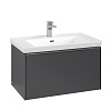 Картинка анонса товара «тумба под раковину villeroy &amp; boch subway 3.0 с подсветкой graphite / graphite c573l0vr»