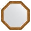 Зеркало в багетной раме Evoform Octagon, BY 3675, 73 x 73 см, состаренная бронза с плетением